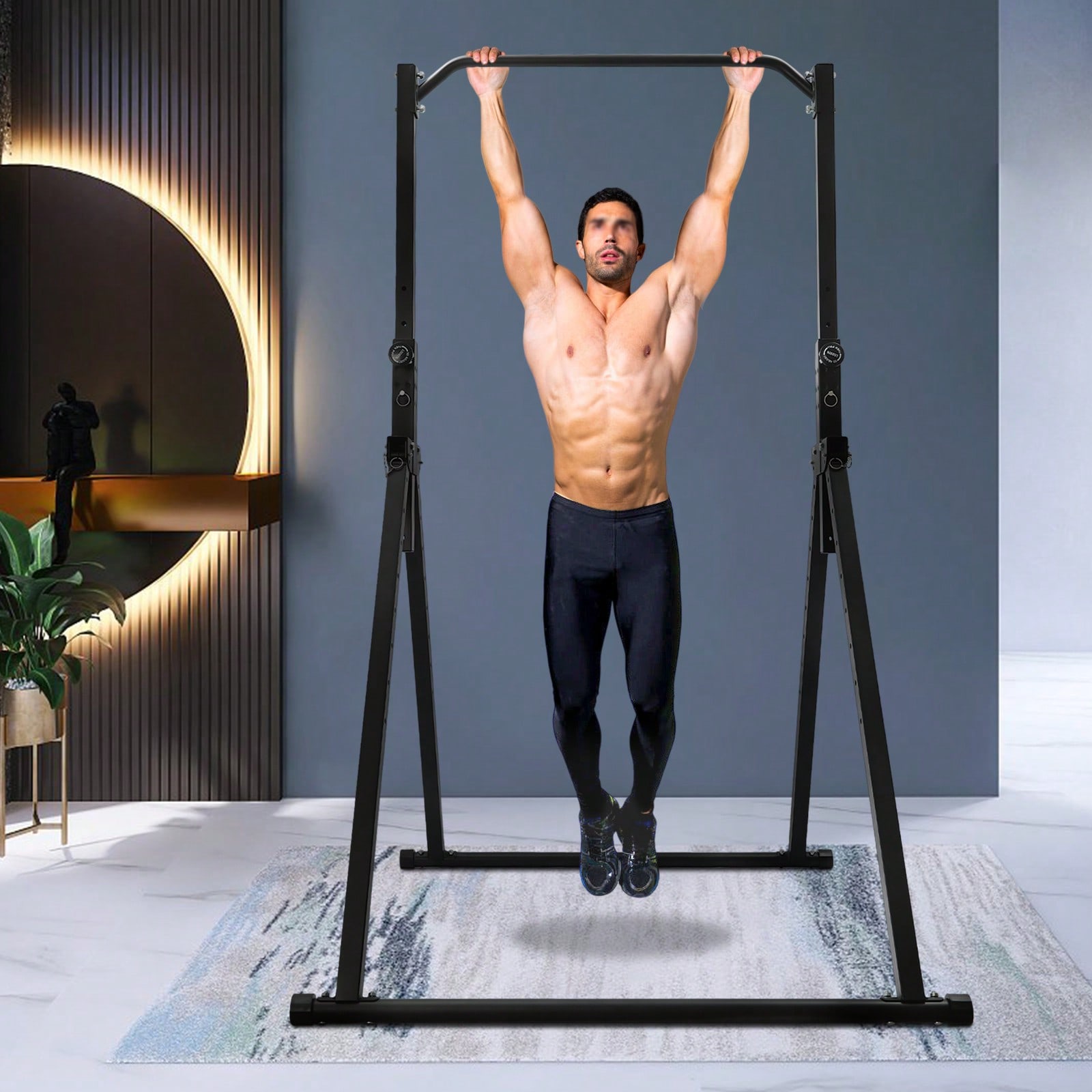 Pull Up Bar - Треугольная турникетная стойка для домашнего спортзала,