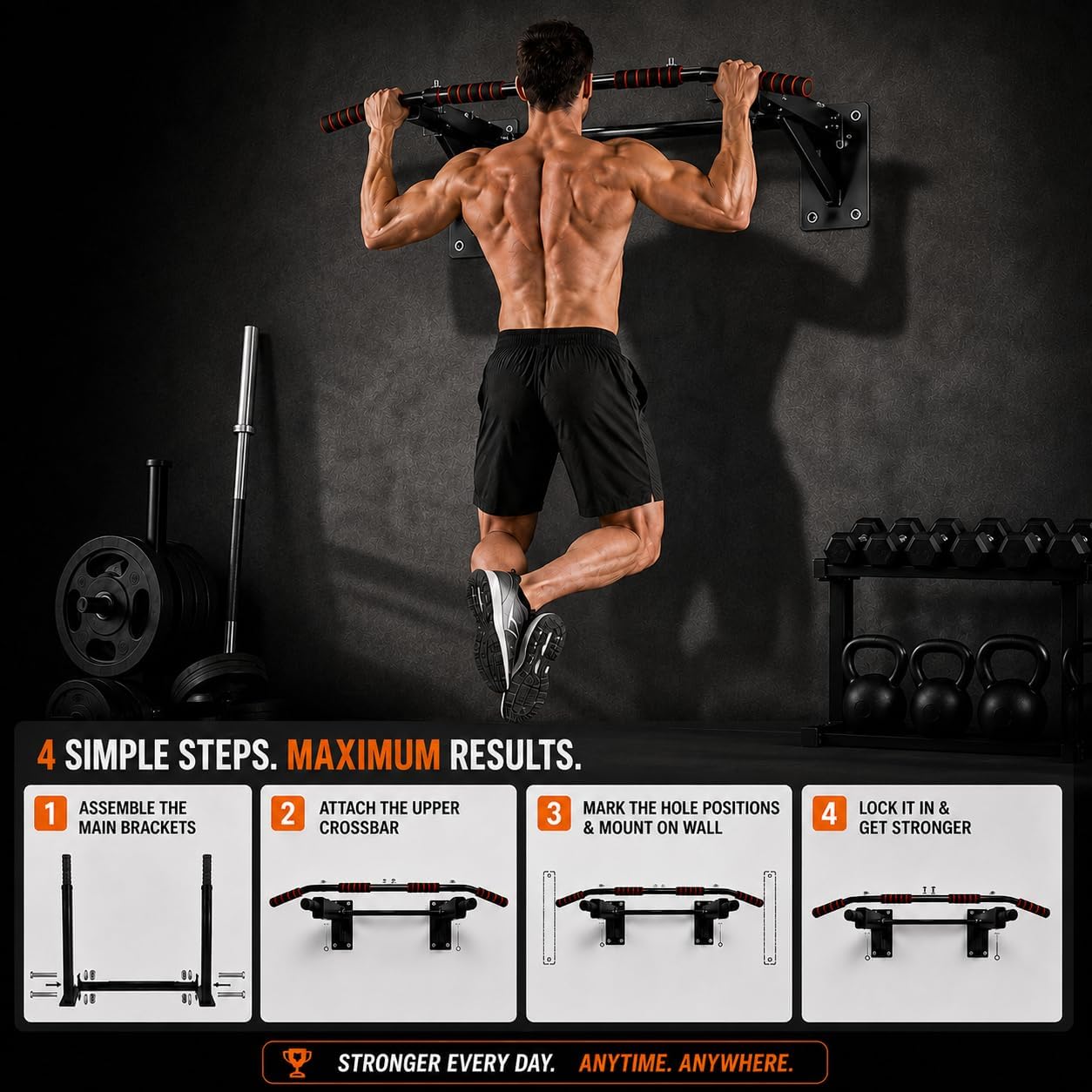 Турник для домашнего спортзала – обзор и цена Pull Up Bar